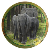 Elephant Family Plate - The Green Gypsie