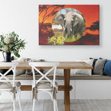Emma Elephant Canvas