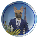 Finn French Bulldog Plate - The Green Gypsie