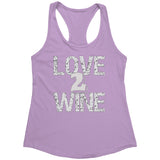 Love 2 Wine Racerback Tank